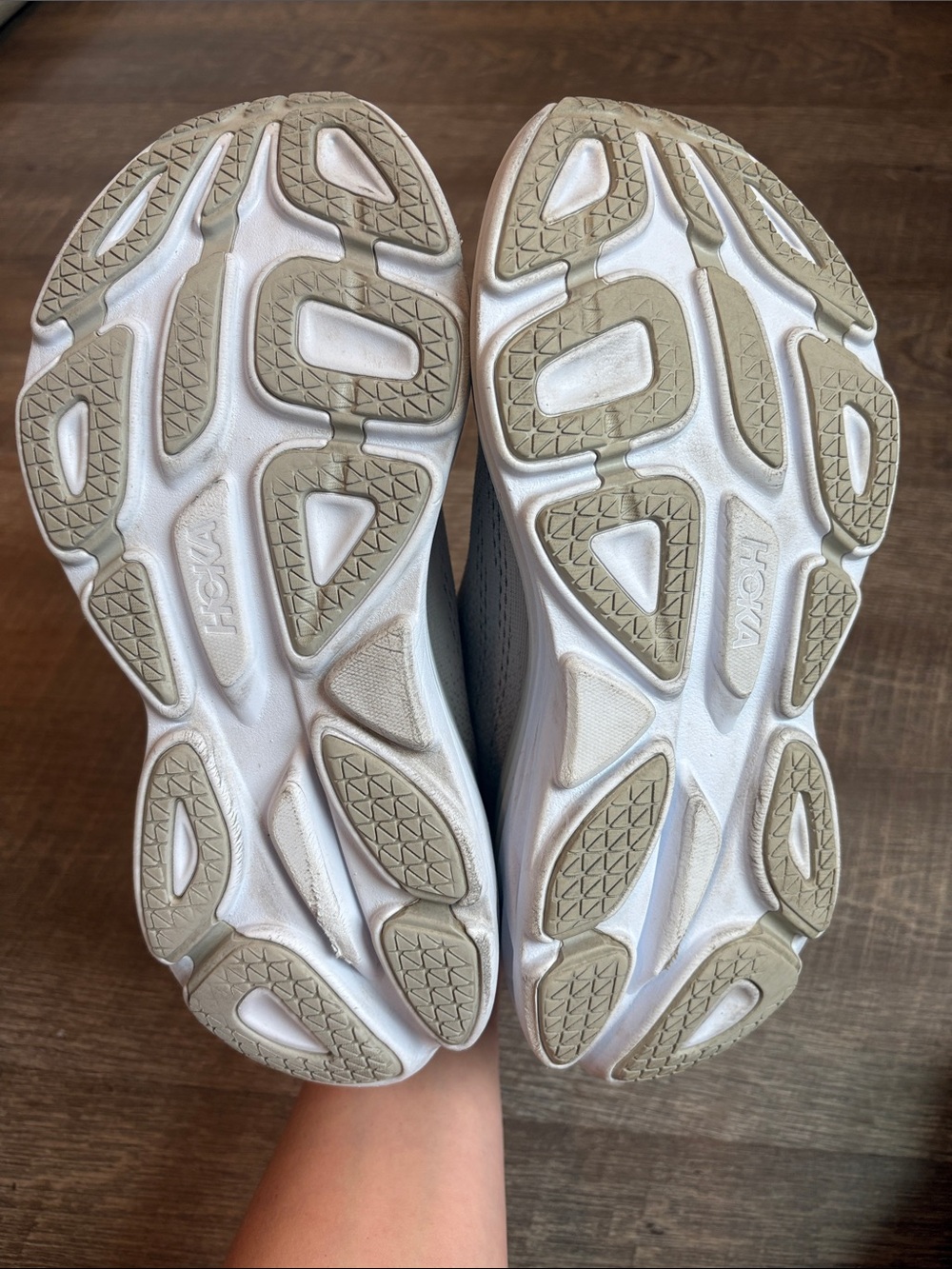 Hoka Bondi 8 Running Shoes Women’s 8.5 Harbor Mist/Lunar Rock Athletic - Picture 7 of 9